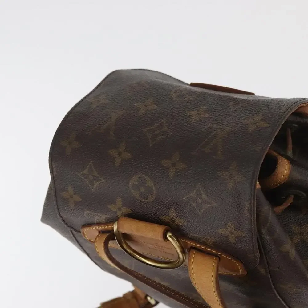 Louis Vuitton Monogram Montsouris MM Backpack Brown